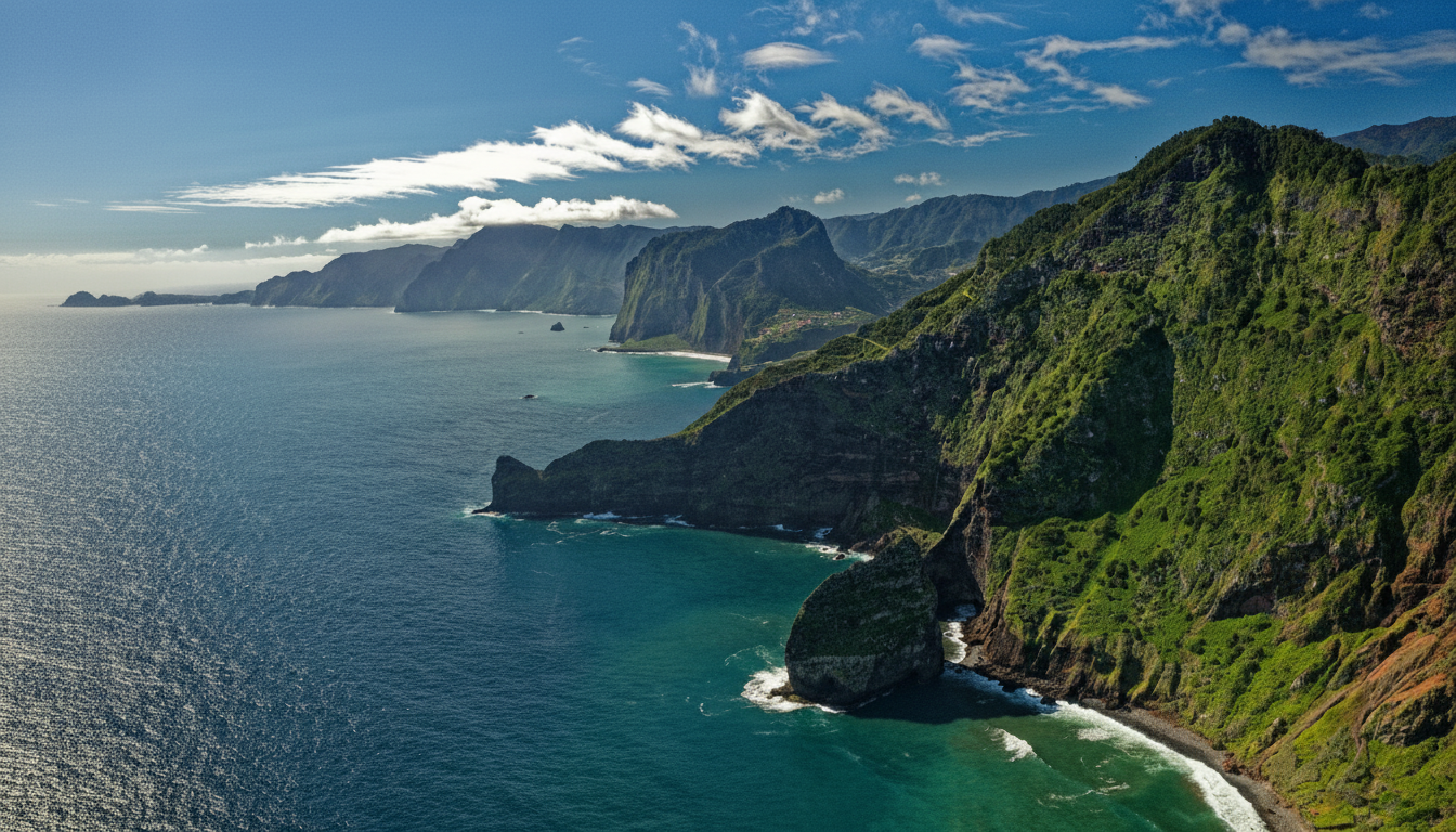 Stunning coastal landscape representing retirement destinations